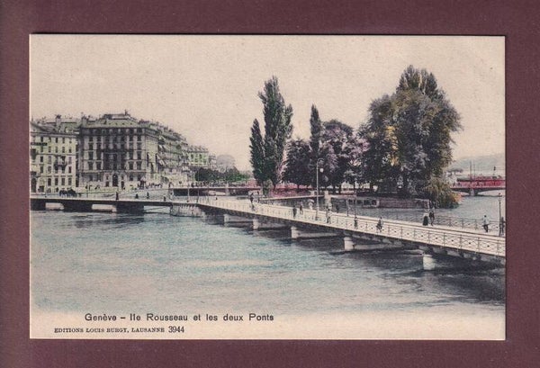 GENEVE - Île Rousseau