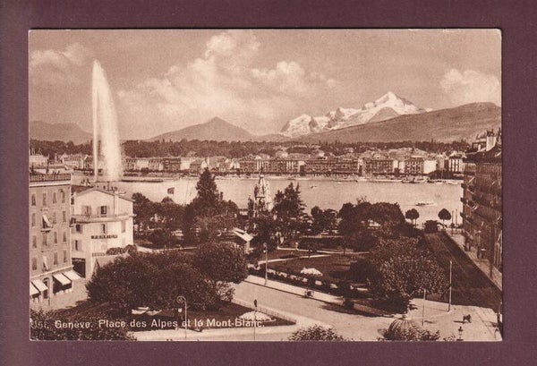 GENEVE - Place des Alpes