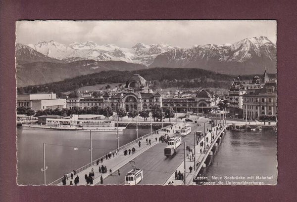 LUZERN - Bahnhof - Schiff - Tram