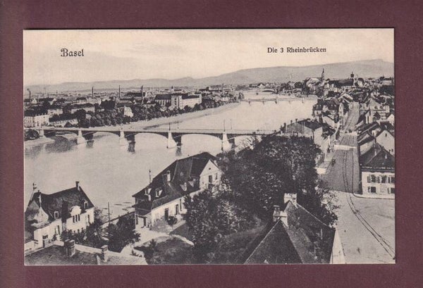 BASEL - Die 3 Rheinbrücken
