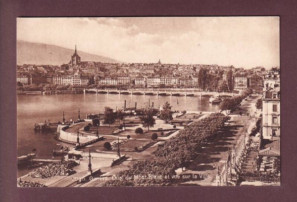 GENEVE - Quai du Mont-Blanc