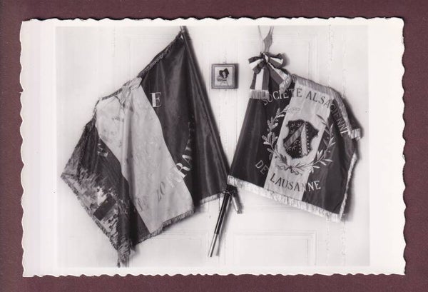 LAUSANNE - Nouveau Drapeau des Alsaciens Lorrains 1951