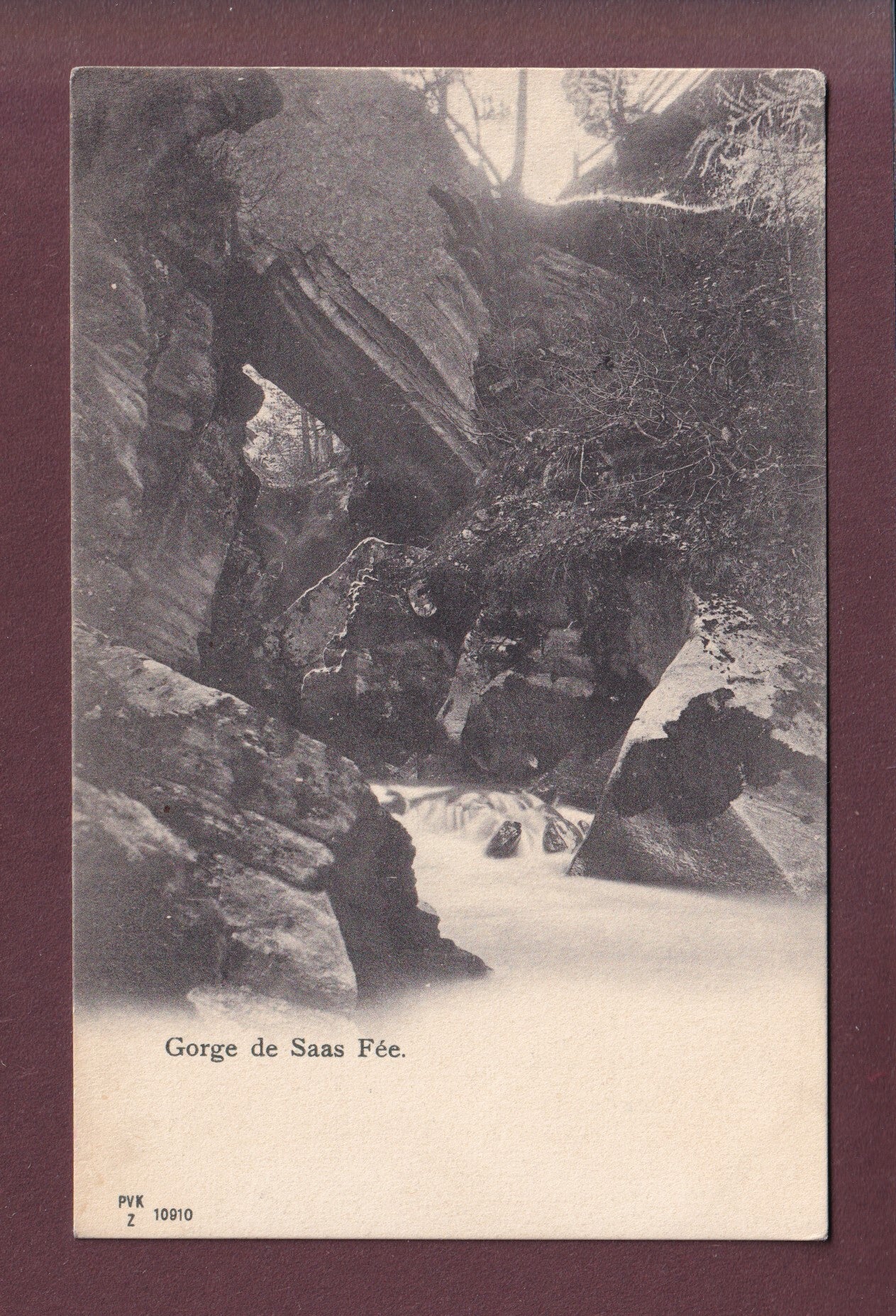 Gorge de SAAS-FEE