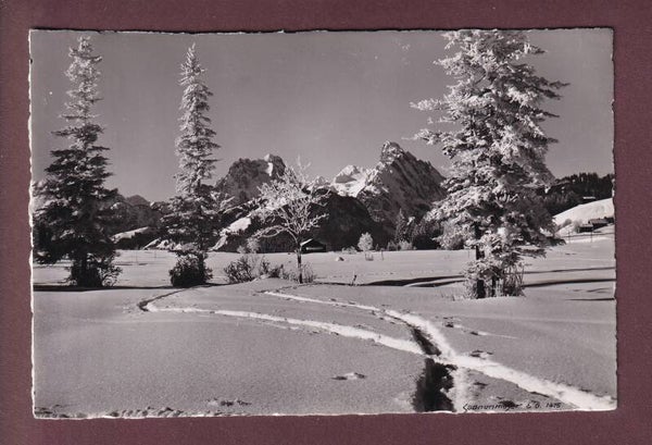 Landschaft auf SAANENMÖSER - Gummfluh - Rüblihorn - 1945