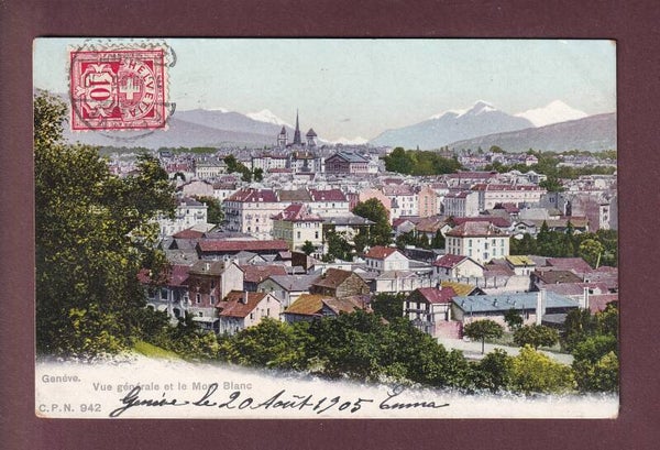 GENEVE - Vue partielle - 1905 CPN