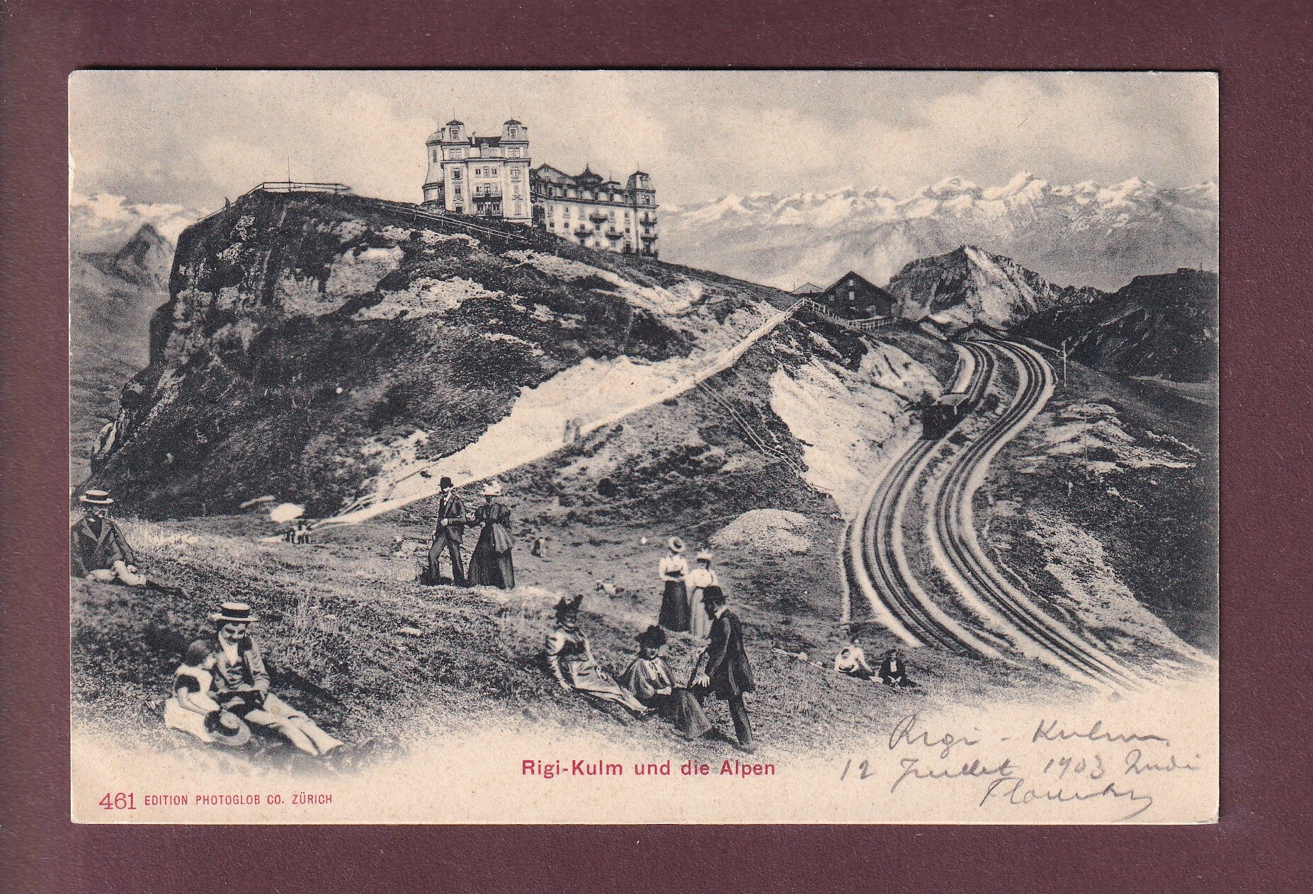 RIGI-KULM - Leute - 1903