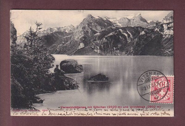 Am VIERWALDSTÄTTERSEE - Gitschen - Urirotstock - 1907