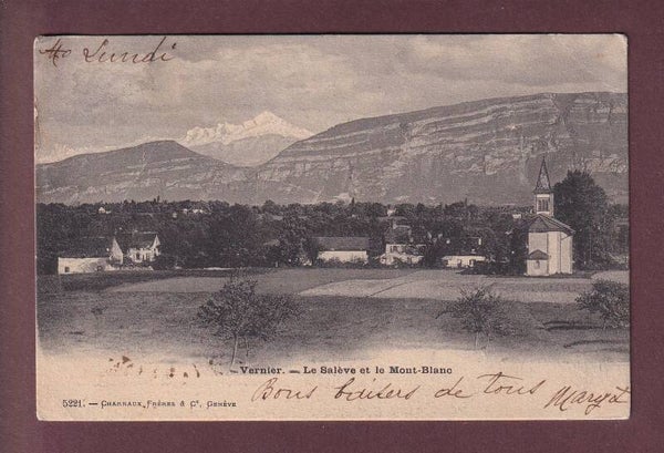 VERNIER - Salève - Mont-Blanc - 1903