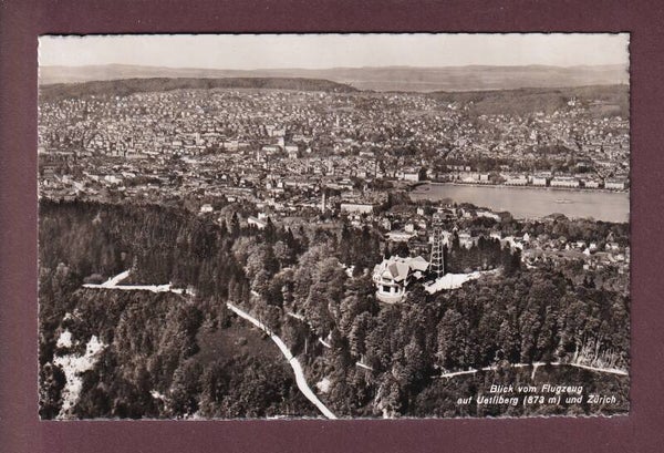 UETLIBERG und ZÜRICH vom Flugzeug