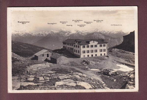 GEMMI PASSHÖHE - Hôtel Wildstrubel - 1928