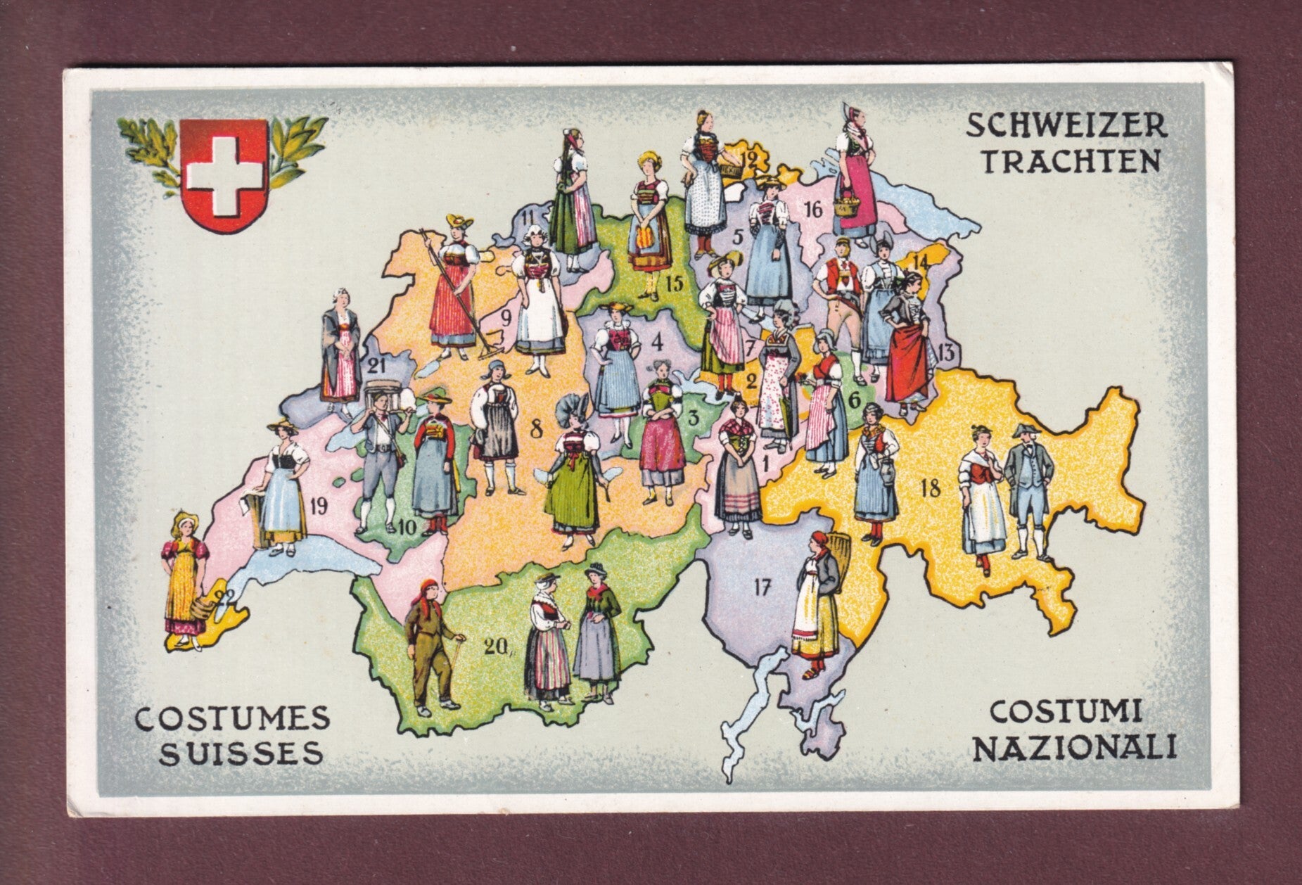 COSTUMES SUISSES / SCHWEIZER TRACHTEN / COSTUMI NAZIONALI