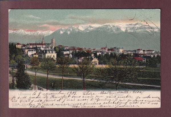 LAUSANNE - Vue générale - 1903