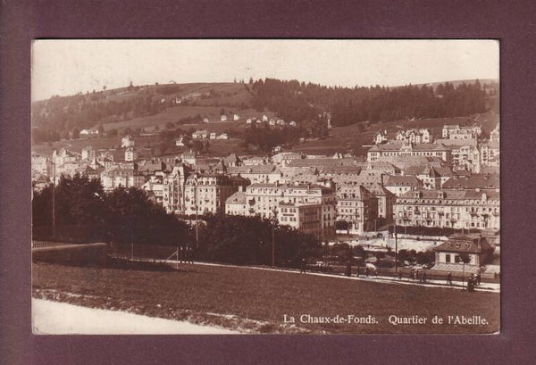 LA CHAUX-DE-FONDS - Quartier de l'Abeille - 1924
