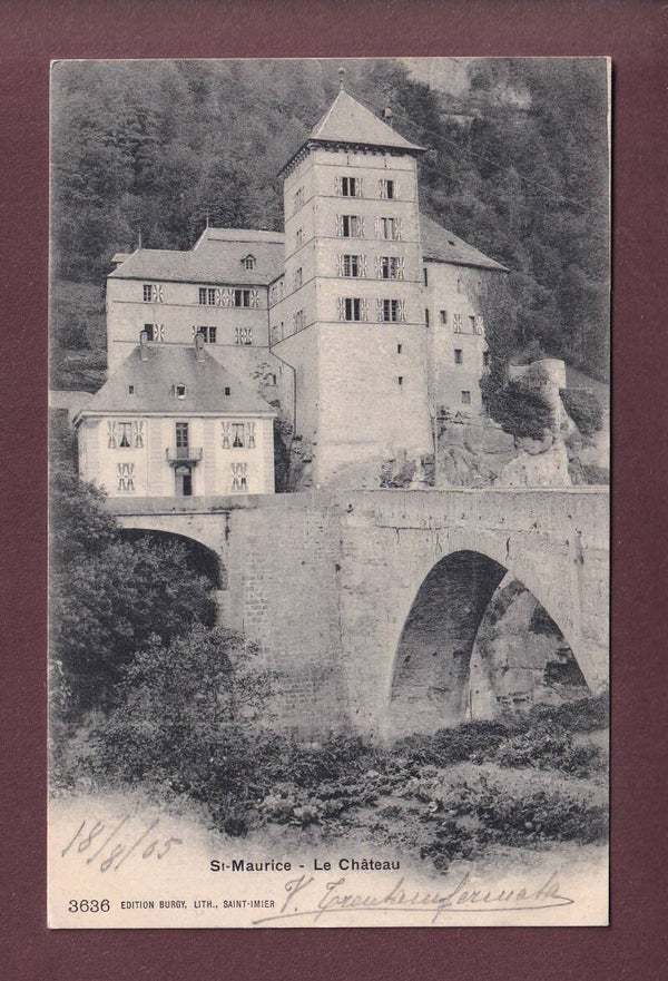 ST. MAURICE - Château - 1905