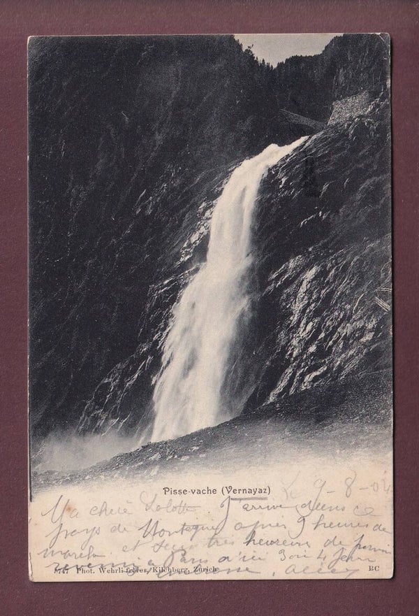 Cascade de PISSEVACHE (Vernayaz) - 1904
