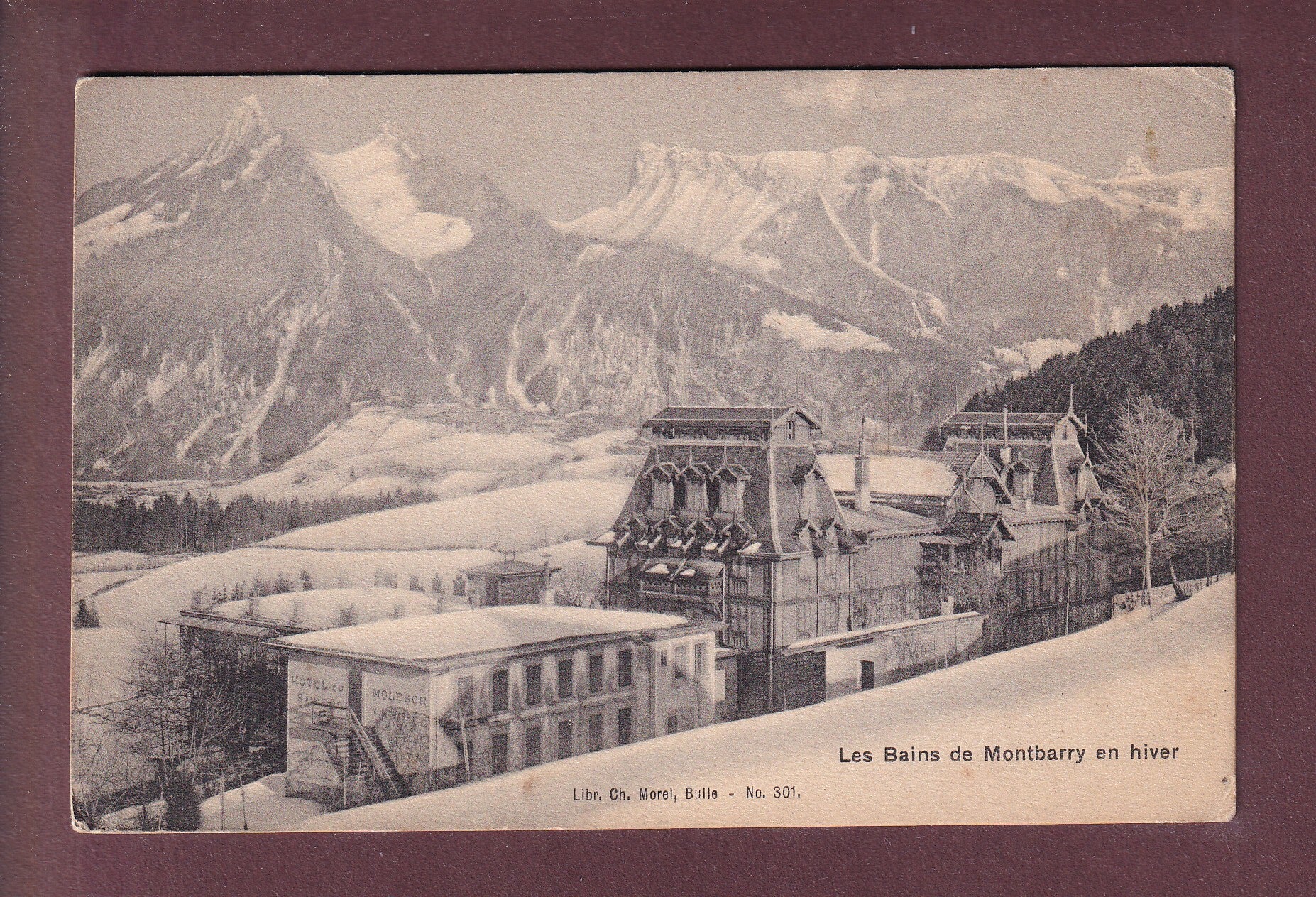 BAINS DE MONTBARRY en hiver