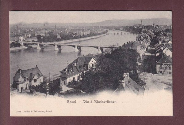 BASEL - Die 3 Rheinbrücken