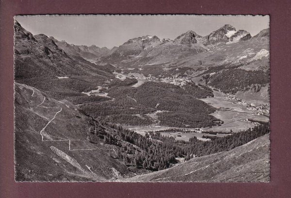 Blick von VAL MURAIGL auf St. Moritz