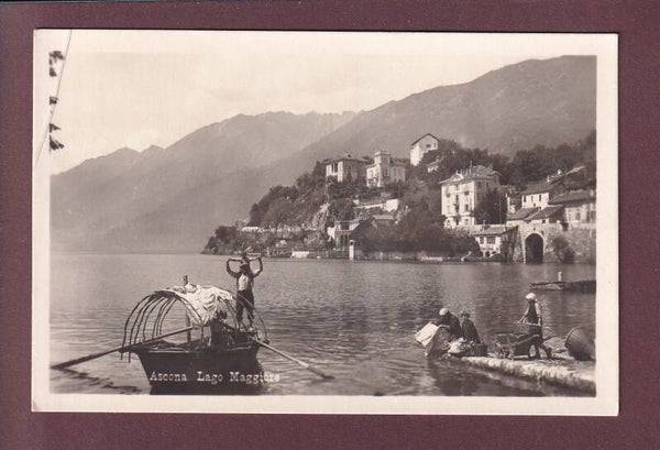 ASCONA - Barca - Lavandaia