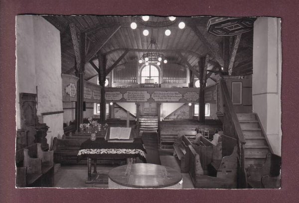 ADELBODEN - Inneres der Dorfkirche