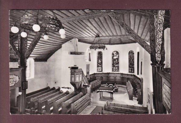 ADELBODEN - Kirche - Kanzel und Chor