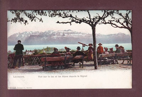 LAUSANNE - Vue sur le Lac depuis le Signal