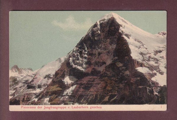 JUNGFRAU-GRUPPE von Lauberhorn gesehen