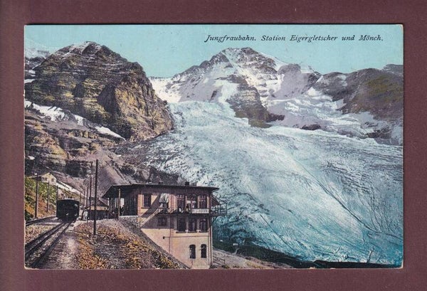 Jungfraubahn - Station EIGERGLETSCHER - Mönch - 1911