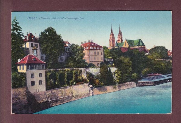 BASEL - Münster - Deutschrittergarten - 1911