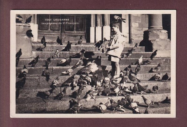 LAUSANNE - Les pigeons de St. François - 1930
