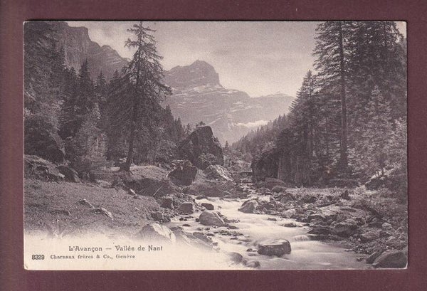 Vallée de NANT - L'Avançon - 1913