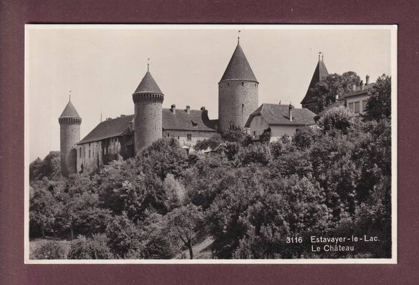 ESTAVAYER - Château - 1938