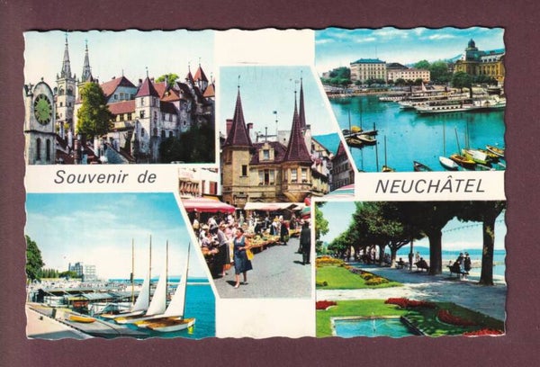 Souvenir de NEUCHÂTEL - 6 images - 1968