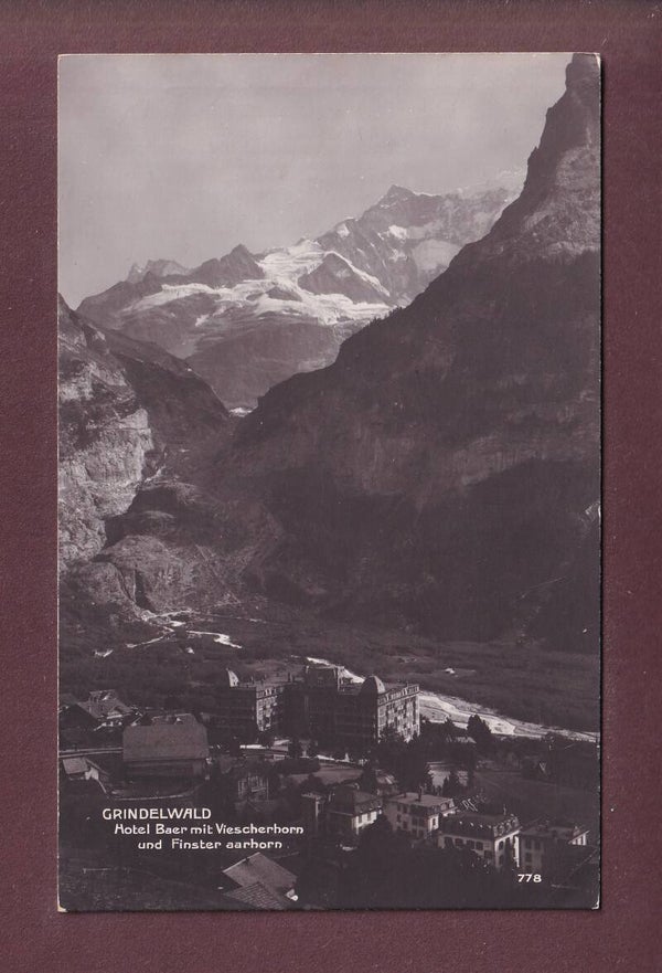 GRINDELWALD - Hotel Baer - 1912