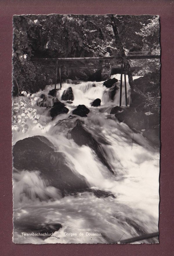 TWANNBACHSCHLUCHT - Gorges de la DOUANNE - 1953
