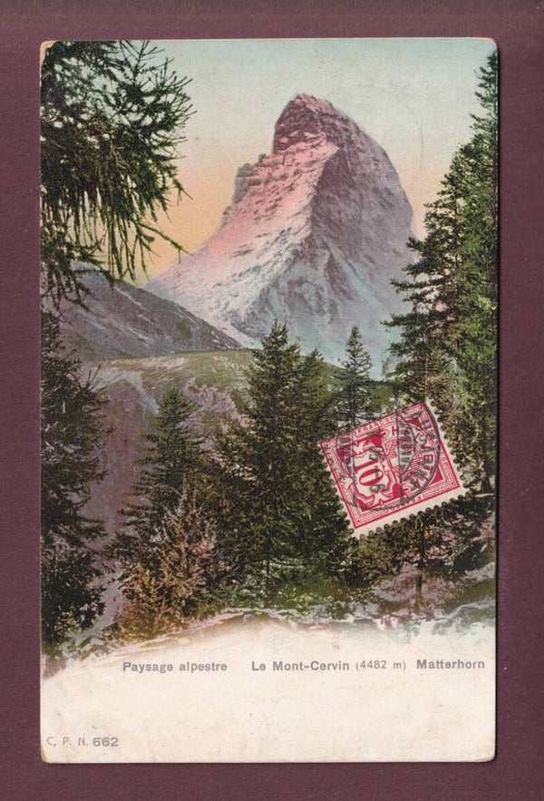CERVIN / MATTERHORN - 1906 CPN