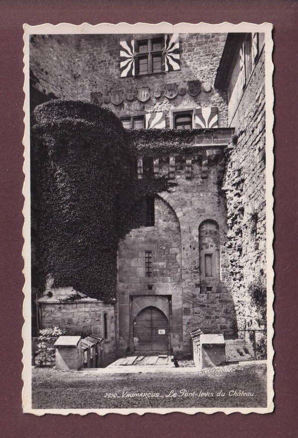 VAUMARCUS - Pont-Levis du Château - 1951