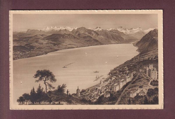 EVIAN et environs - Vol d'oiseau