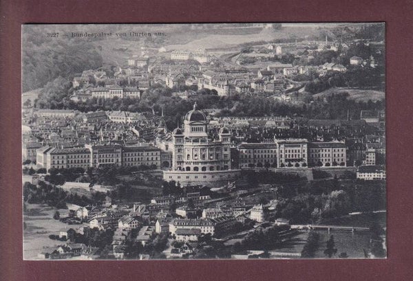 BERN - Bundespalast vom Gurten aus