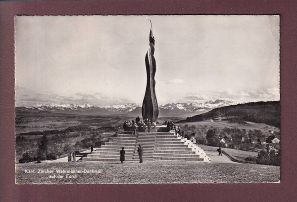 FORCH - Wehrmänner-Denkmal - 1950 // leichter Eckbug //