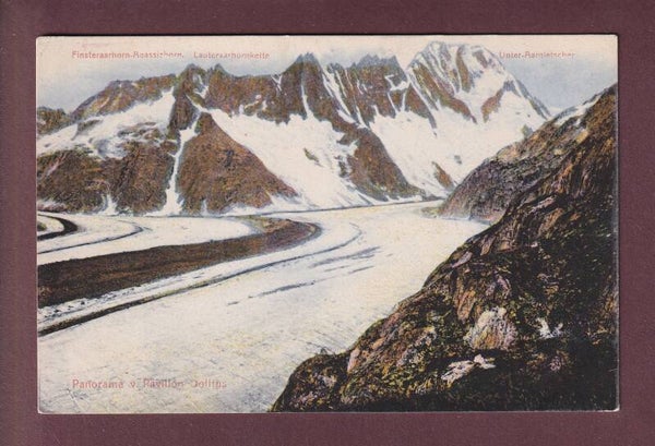 UNTER-AARGLETSCHER - Panorama vom Pavillon-Dolltus