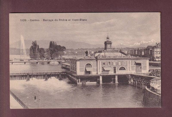 GENEVE - Barrage du Rhône