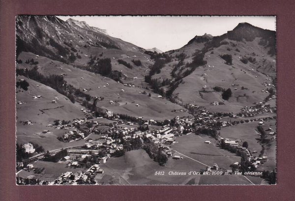 CHÂTEAU D'OEX - Vue aérienne