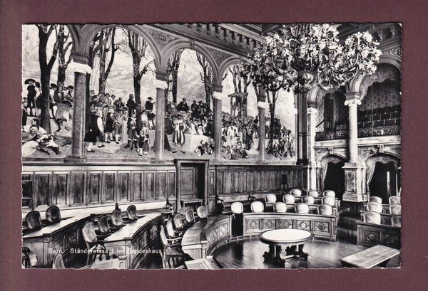 BERN - Ständeratsaal im Bundeshaus