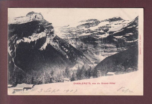 DIABLERETS vus du Grand Hôtel - 1907