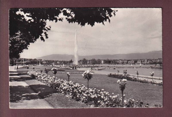 GENEVE - Quai Gustave Ador - 1953