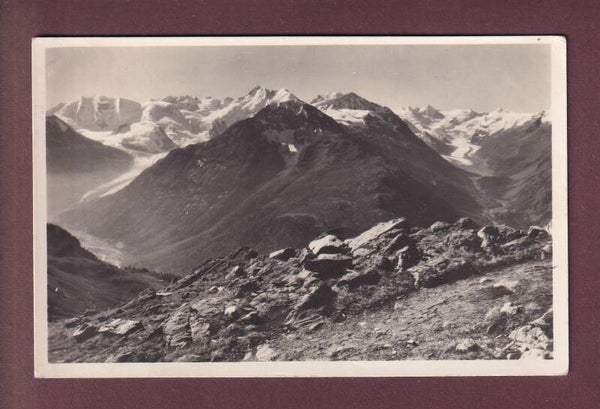 BERNINA-GRUPPE vom Obern Schafberg aus - 1928