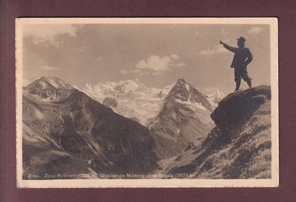 Zinal - ZINAL-ROTHORN - Glacier de Moming - Besso - 1928