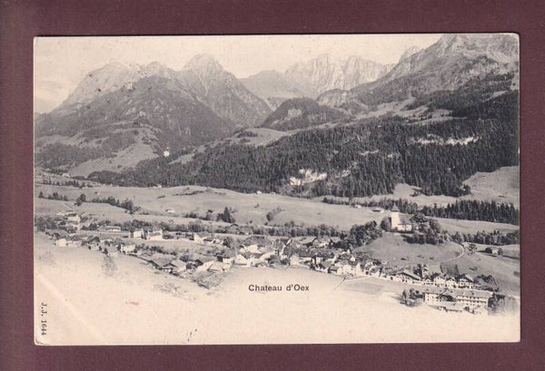 CHÂTEAU D'OEX - 1902