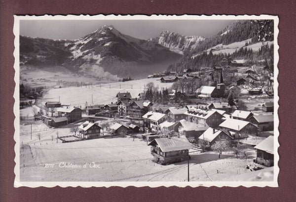 CHÂTEAU D'OEX en hiver - 1950